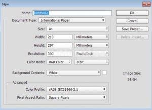 Cara Membuat Kanvas Baru di Adobe Photoshop