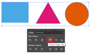 Cara Menggunakan Panel Align di Adobe Illustrator