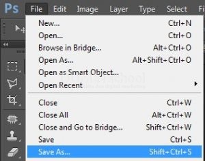 Menyimpan Hasil Desain Kita dalam Format jpeg atau png di Photoshop