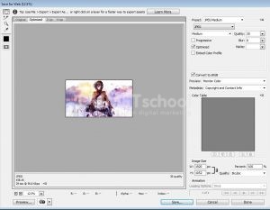 Perbedaan Save As dengan Save For Web di Adobe Photoshop