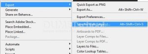 Cara Menyimpan Slice Tool di Adobe Photoshop