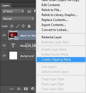 Memasukkan Foto Ke Dalam Tulisan Di Adobe Photoshop
