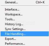 Mengatur Auto Save di Adobe Photoshop cc
