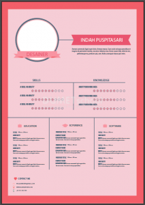 Cara Membuat Tamplate CV di Illustrator