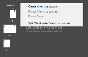 Membuat Alternatif Layout di Adobe Indesign