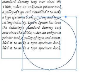 Mengatur Text Wrap di Adobe Indesign
