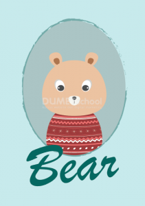 Membuat Kartun Beruang di Adobe Illustrator