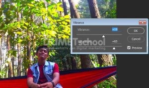 Edit Warna foto dengan vibrance di Adobe Photoshop
