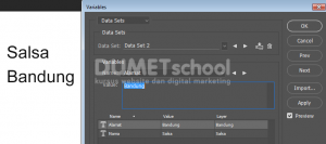 Memasukkan Data Excel ke Adobe Photoshop