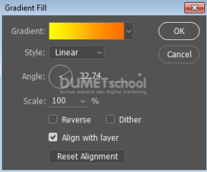 Menambahkan filter foto dengan Gradient di Adobe Photoshop