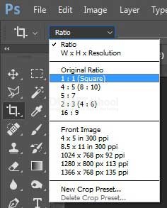 Merubah Ukuran Foto ke Ukuran Persegi atau square di Adobe Photoshop
