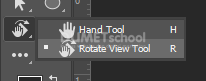 Fungsi dari Rotate View Tool di Adobe Photoshop