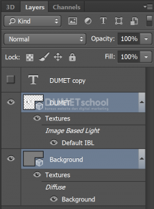 Cara Membuat Action Text 3D di Photoshop