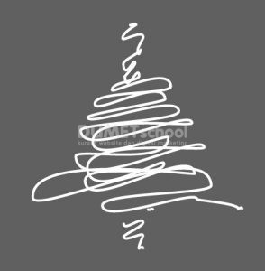 membuat-Pohon-Natal-dengan-Efek-Scribel-di-adobe-Illustrator