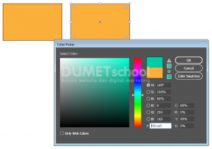 Perbedaan Swatches dan Color Picker di Adobe Illustrator