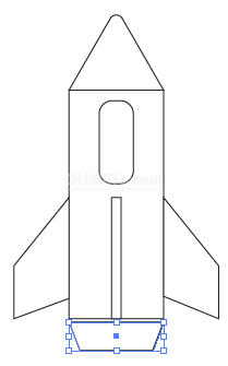 Membuat Flat Design Roket di Adobe Illustrator