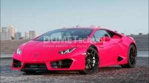 Mengganti Warna Merah Lamborghini menjadi Warna Pink di Adobe Photoshop