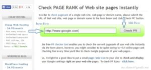 Mengetahui Nilai Page Rank pada Suatu Blog