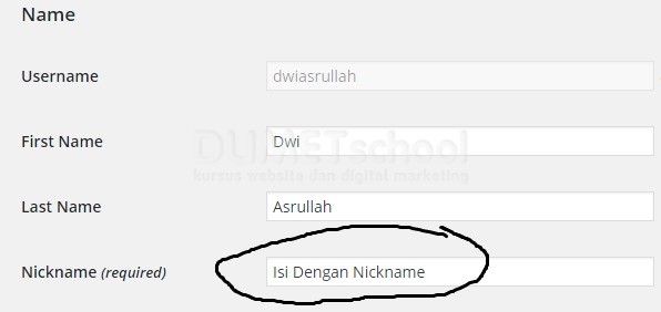 nickname