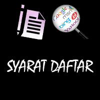 Syarat Mendaftarkan Website Ke Dalam Search Engine