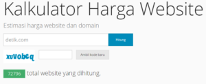 cara cek harga sebuah website