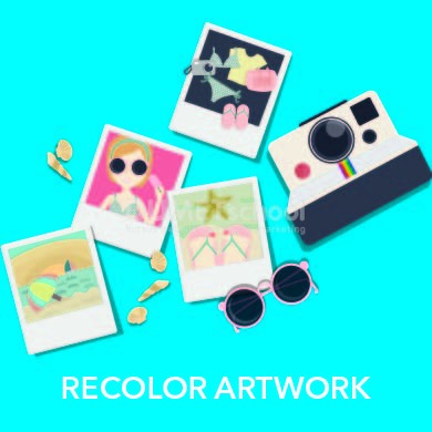 Cara Mengubah Warna Dengan Recolor Artwork