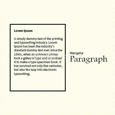 Cara Mengatur Paragraph di Adobe Photoshop