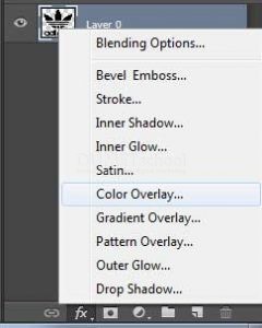 Mengganti Warna Logo dengan Menggunakan Layer Style di Photoshop