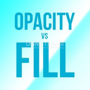 Perbedaan Fill dan Opacity pada layer di adobe photoshop