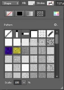 Memberikan Warna Pattern pada Panel Properties di Photoshop