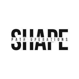 Mengetahui Path Operation dalam shape di Adobe Photoshop