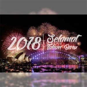Membuat Wallpaper Selamat Tahun Baru 2018 di Photoshop