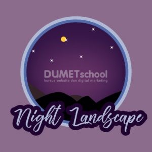 Cara Membuat Night Landscape di Illustrator