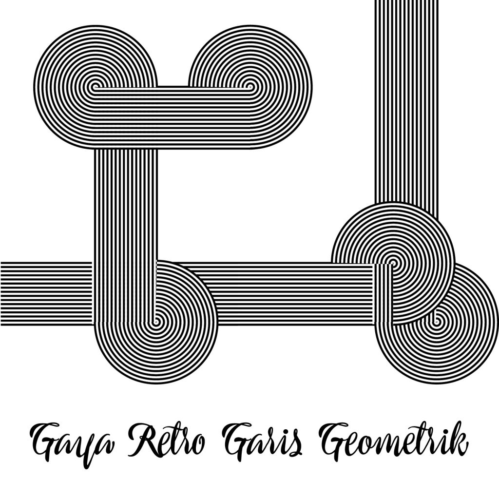Cara Membuat Gaya Retro Garis Geometrik di Illustrator