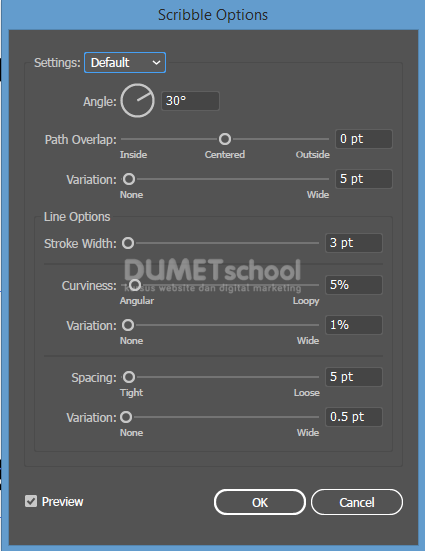 Membuat Logo Dengan Efek Scribble di Illustrator