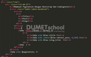 Pagination Next dan Prev Dengan Codeigniter