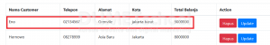 CRUD Codeigniter dan Ajax, Update Data