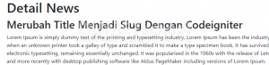 Membuat Pagination Detail Dengan Codeigniter