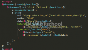 Crud Dengan Serialize jQuery dan Codeigniter