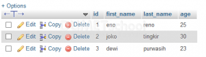 Crud Dengan Serialize jQuery dan Codeigniter