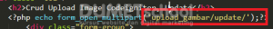 Crud Upload Image Codeigniter, Update