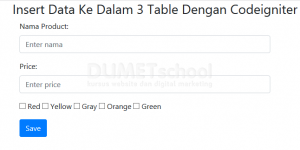 Multiple Insert Dengan Codeigniter