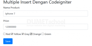 Multiple Insert Dengan Codeigniter