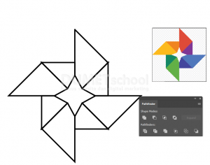 Membuat-Logo-Google-Foto-di-Adobe-Illustrator