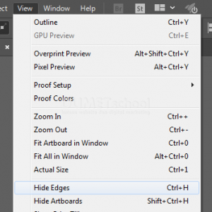 Fungsi Show Edges dan Hide Edges pada Adobe Illustrator
