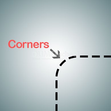 Mengatur Corners pada Shape Kota pada Adobe Illustrator