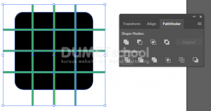Membuat Gambar Ketupat Vektor di Adobe Illustrator