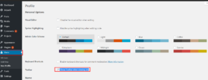 User wordpress