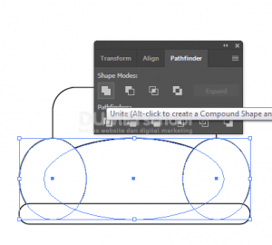 Membuat Flat Design Mobil kuning di Adobe Illustrator