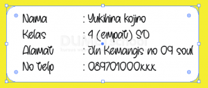 Membuat Kartu Nama Untuk Anak Anak di Adobe Illustrator